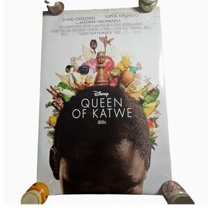 Queen of Katwe 2016 Original Advance Movie Poster 27x40 Lupita Nyong'o D/S